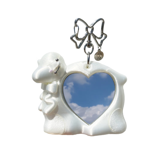 【SHEEP LIMITED】SHEEP mirror keychain / White / ミラーキーチェーン