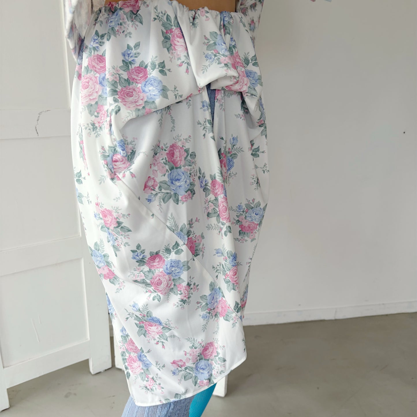 SKIRT&TIGHTS / BLUE / スカート&タイツ