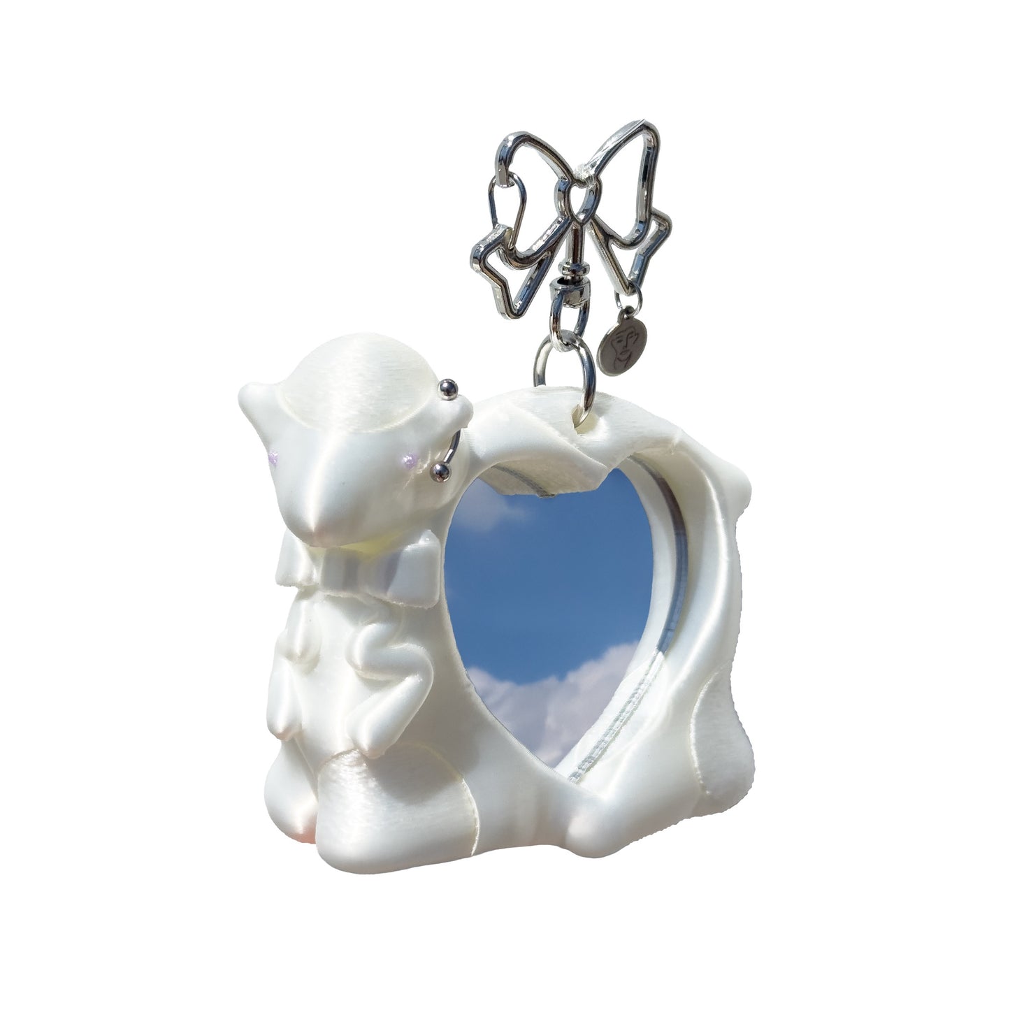 【SHEEP LIMITED】SHEEP mirror keychain / White / ミラーキーチェーン