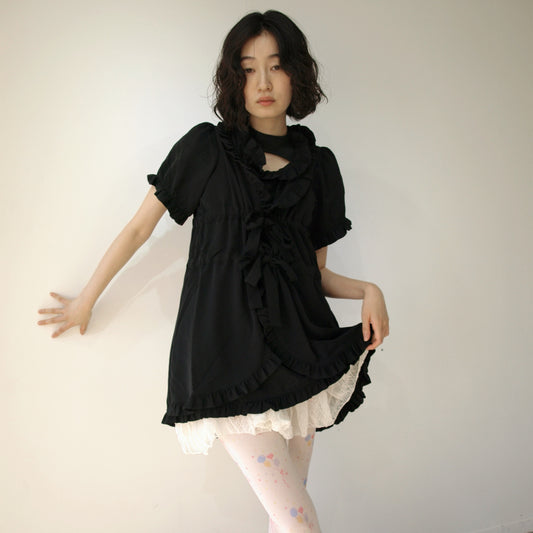 Babydoll Dress / Black / ベビードールドレス