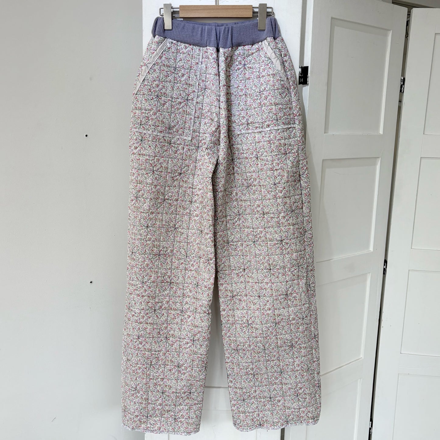 Quilt pants / Flower / キルトパンツ