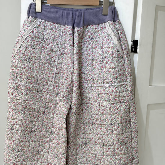 Quilt pants / Flower / キルトパンツ