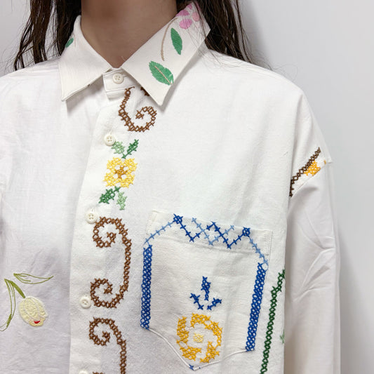 【SHEEP LIMITED】TABLE CLOTH LONG SLEEVE SHIRT / COLOR / テーブルクロスシャツ