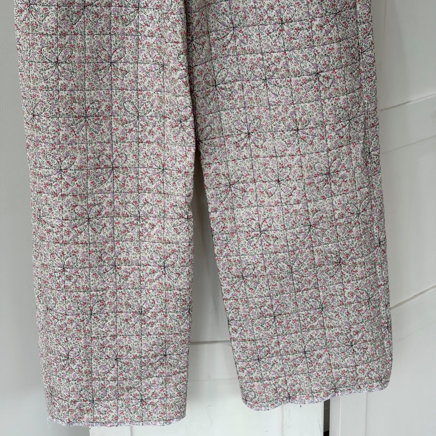 Quilt pants / Flower / キルトパンツ