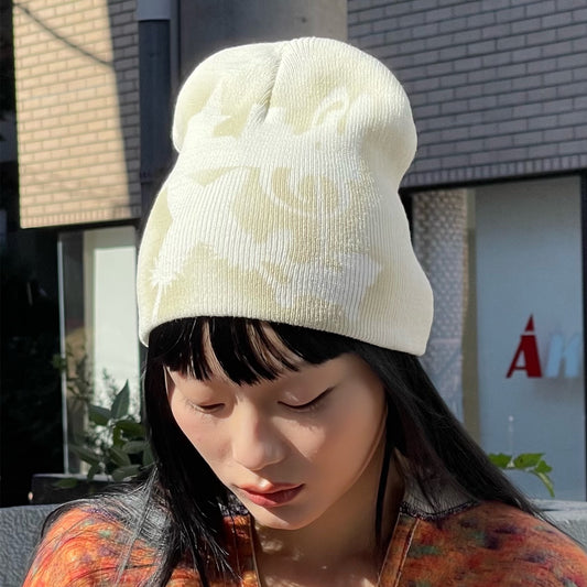 【SHEEP SOUVENIR】sheep playing in town beanie / white / スプレービーニー