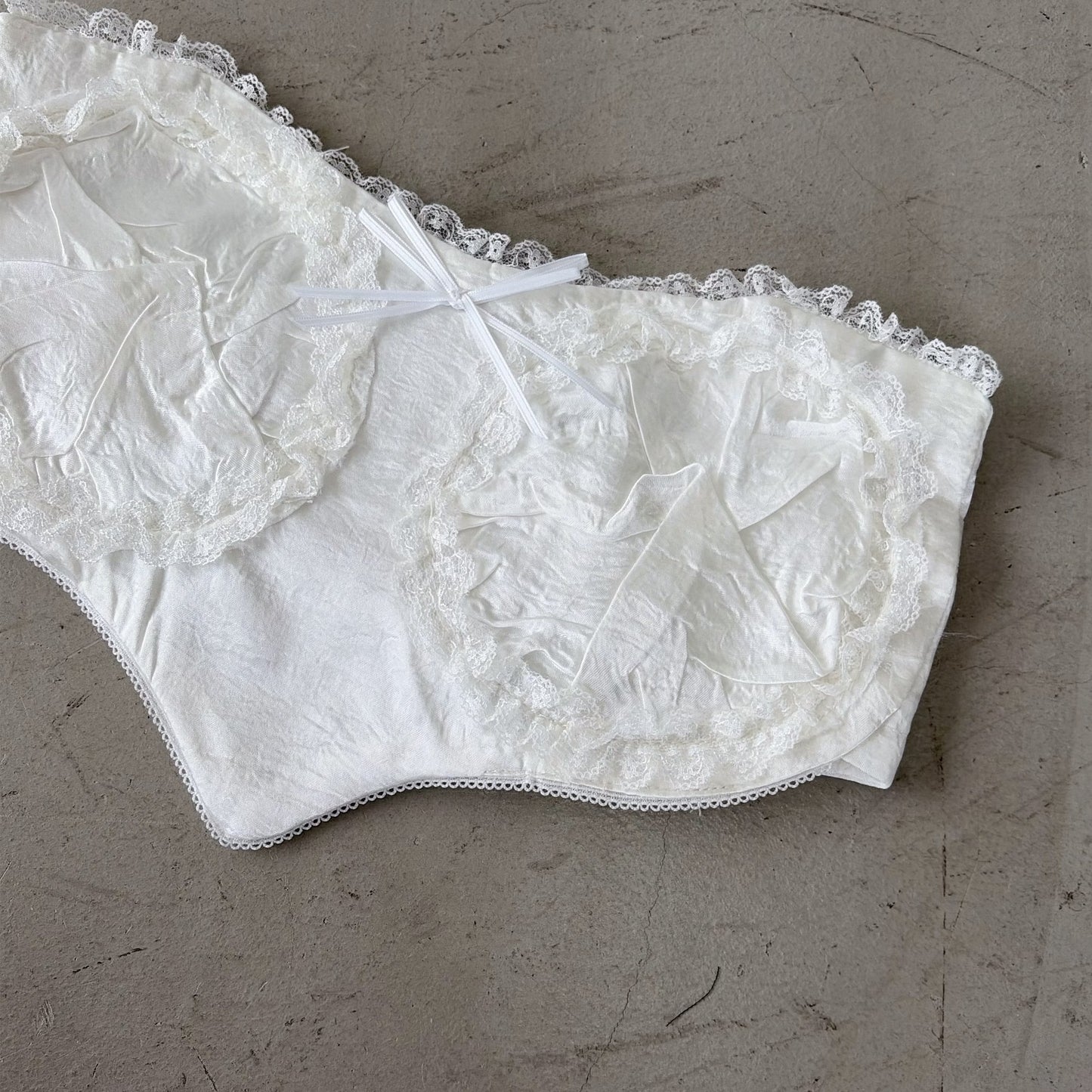 CORSET HEART / WHITE / コルセットトップ