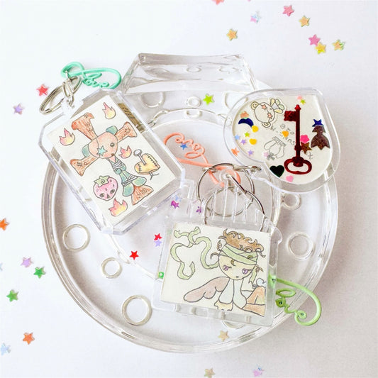 【Xue Tsung-Hsien】original drawing keychain / fade / キーチェーン