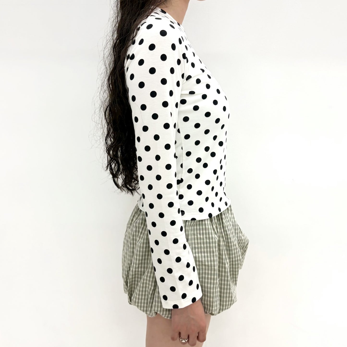 Mimi T-Shirt - Long Sleeve / Dot / ロングスリーブトップ