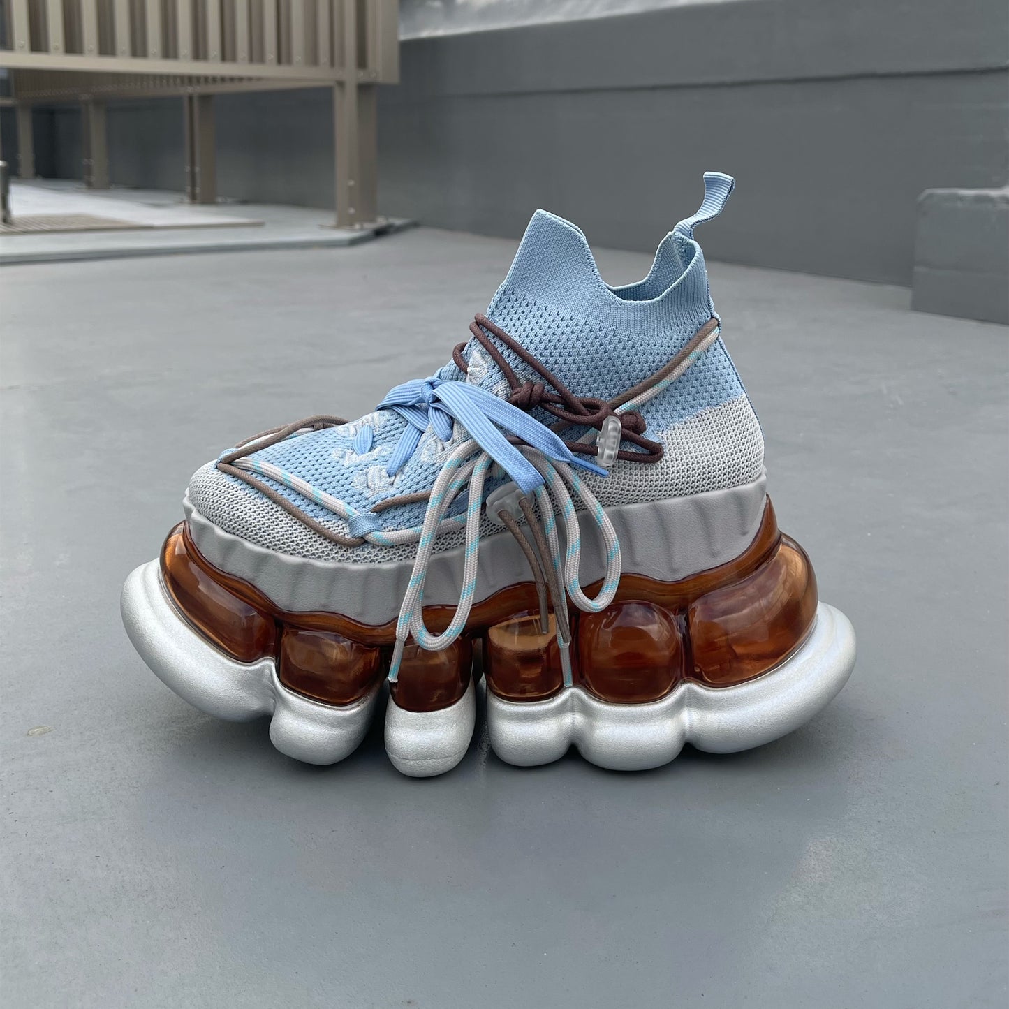 JEWELRY ARK TARTE CONFUSINGⅡ / BLUE BROWN / MIKIOSAKABEスニーカー