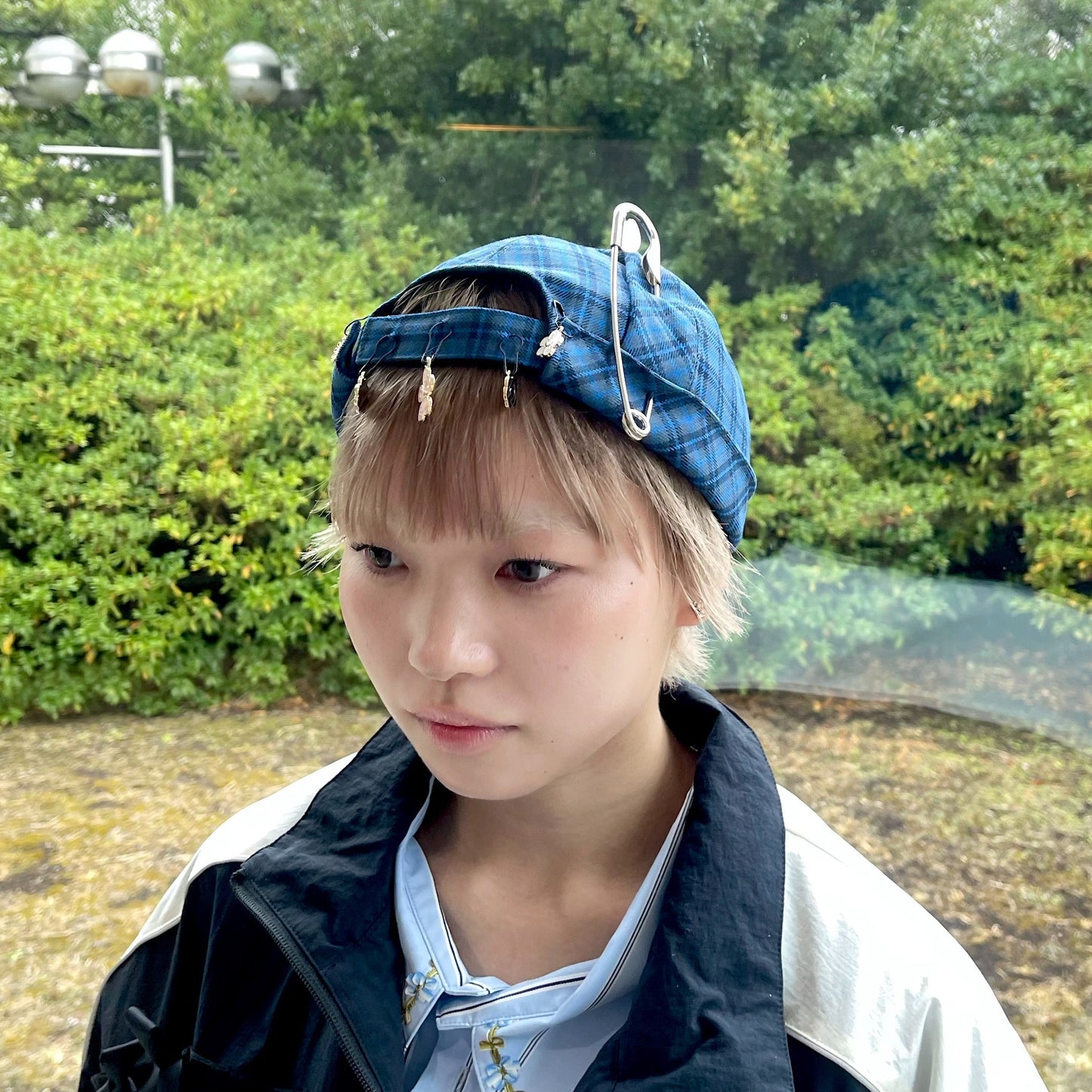 AM CAP KIDILL × HIZUME / BLUE TARTAN BED FORD CHECK / キャップ