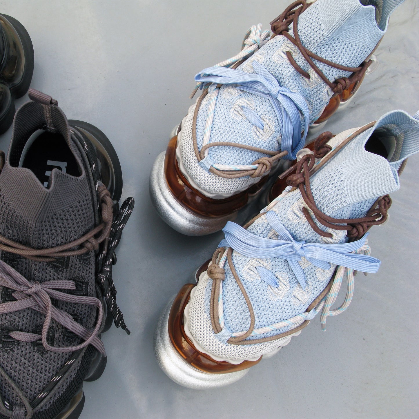 JEWELRY ARK TARTE CONFUSINGⅡ / BLUE BROWN / MIKIOSAKABEスニーカー