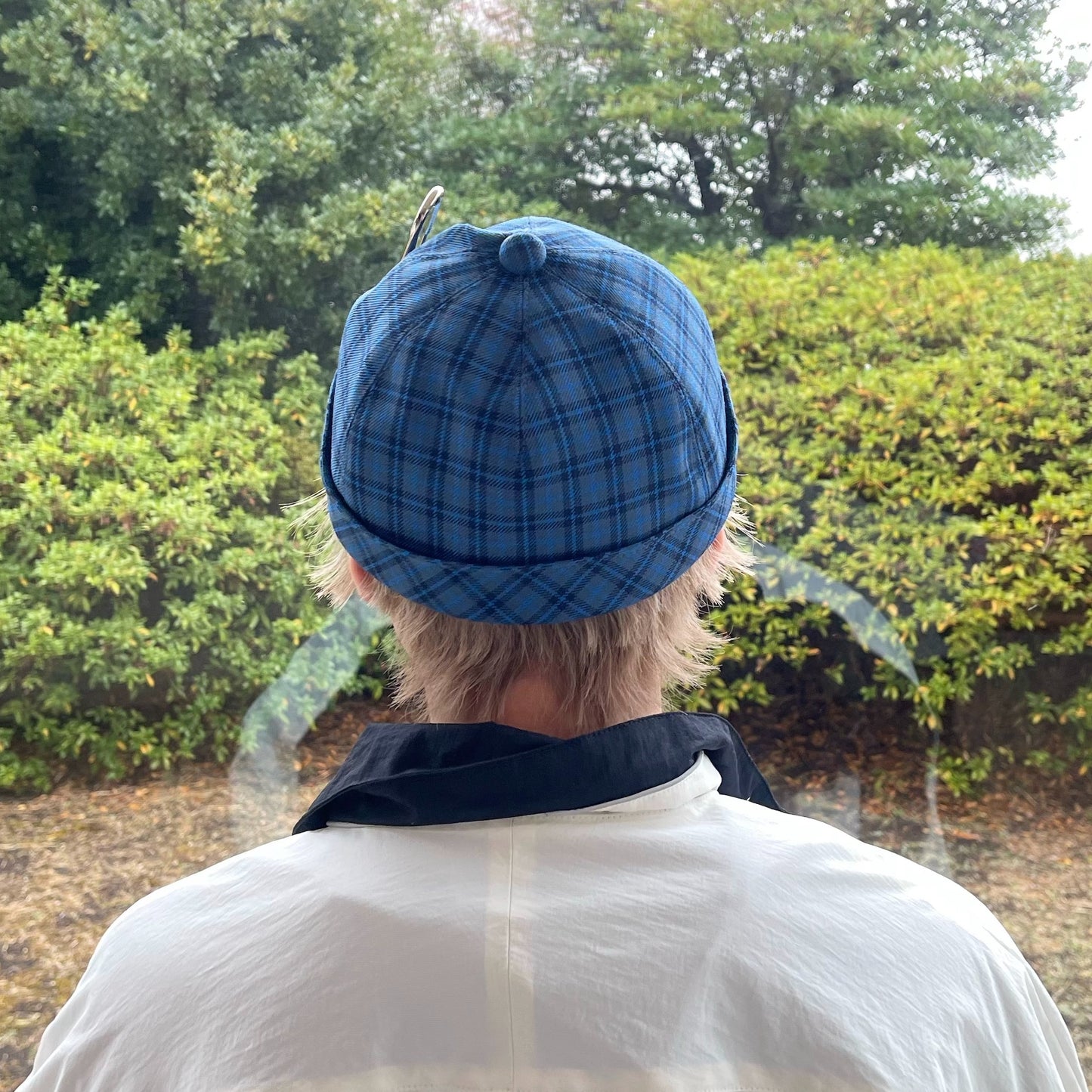 AM CAP KIDILL × HIZUME / BLUE TARTAN BED FORD CHECK / キャップ