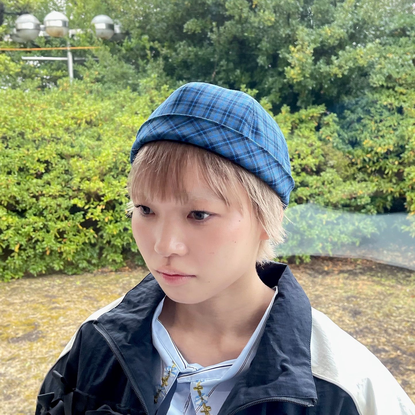 AM CAP KIDILL × HIZUME / BLUE TARTAN BED FORD CHECK / キャップ