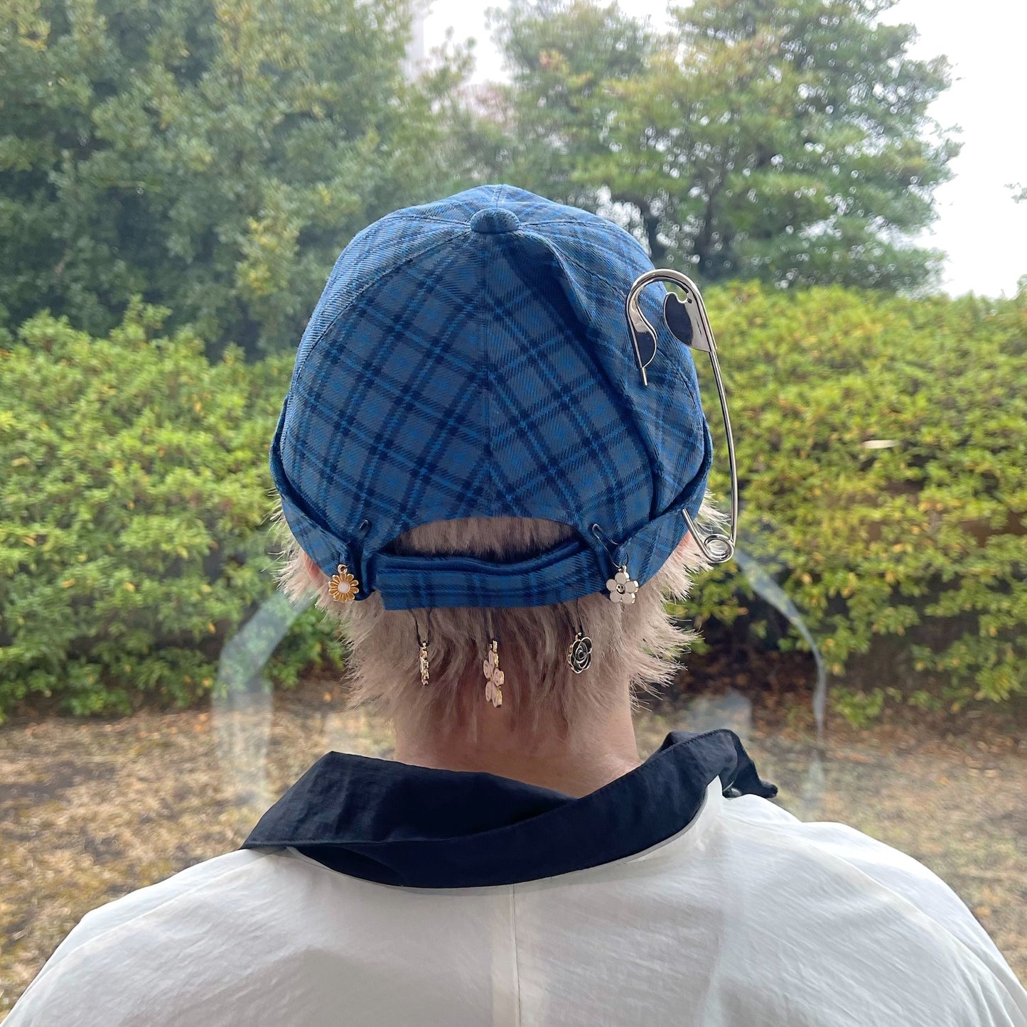 AM CAP KIDILL × HIZUME / BLUE TARTAN BED FORD CHECK / キャップ