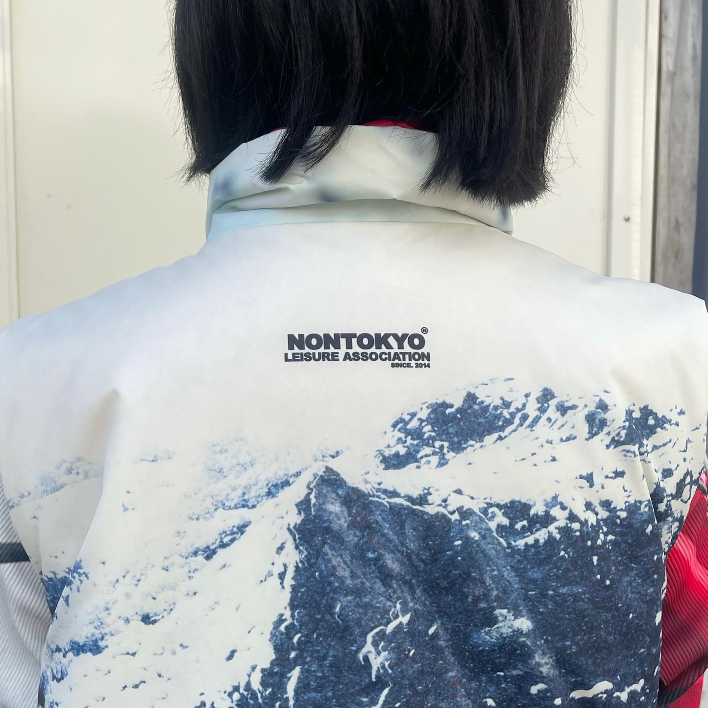 REVERSIBLE PADDING VEST / SNOW x RED / リバーシブル中綿ベスト