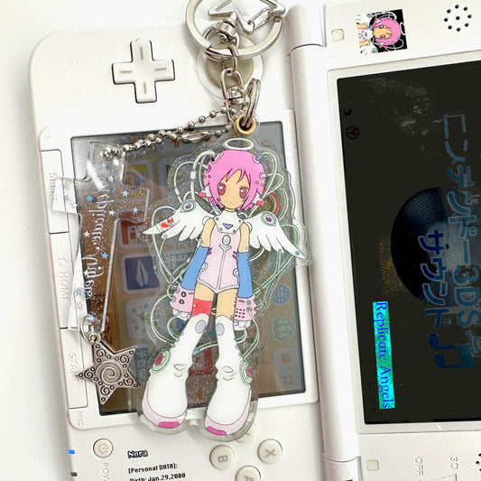 【oliwa】Replicate angel keyring / キーリング