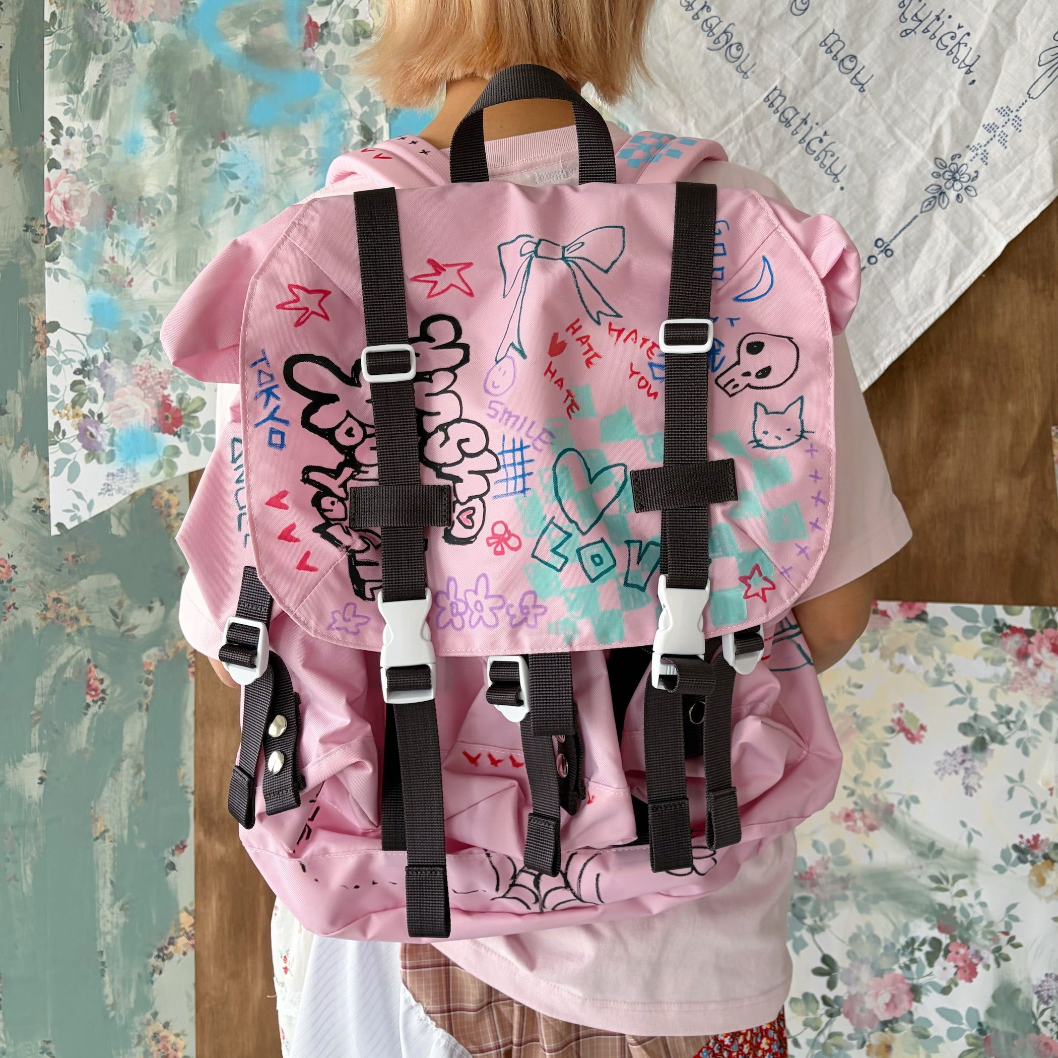 drawing backpack / Pink / ドローイングバックパック | シープ