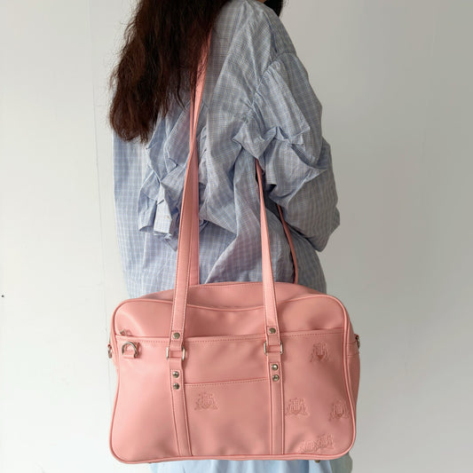 ABANDONED SCHOOL BAG / PINK / ショルダースクールバッグ