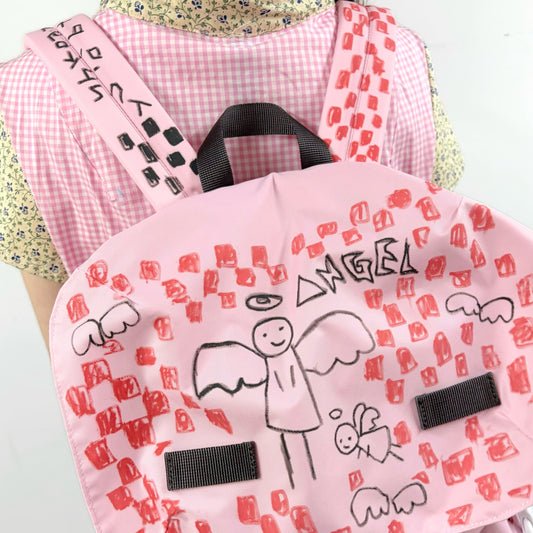 drawing backpack / Pink / ドローイングバックパック