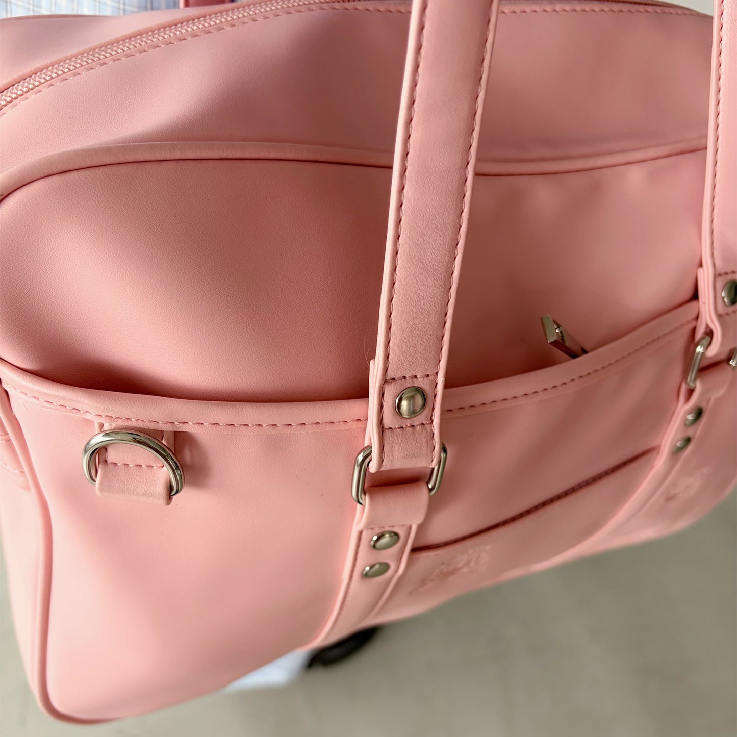 ABANDONED SCHOOL BAG / PINK / ショルダースクールバッグ