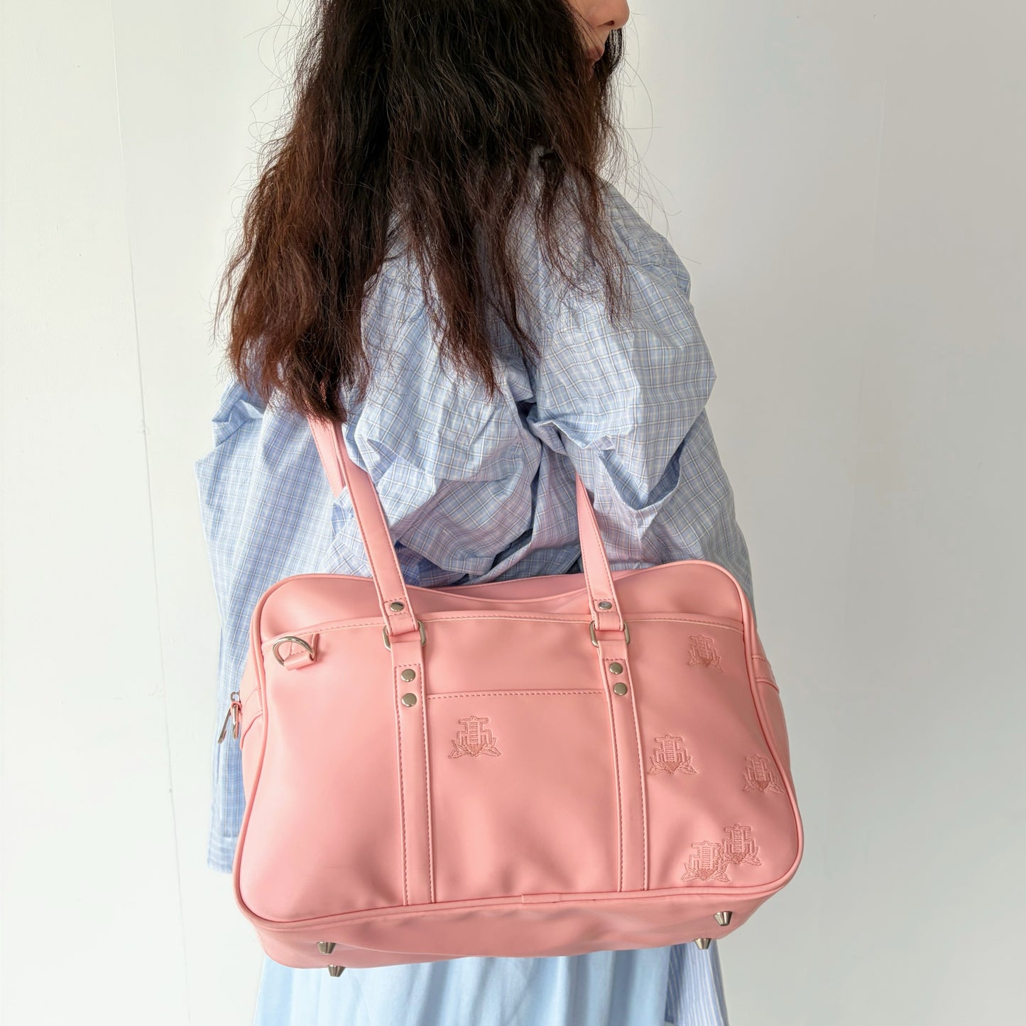 ABANDONED SCHOOL BAG / PINK / ショルダースクールバッグ