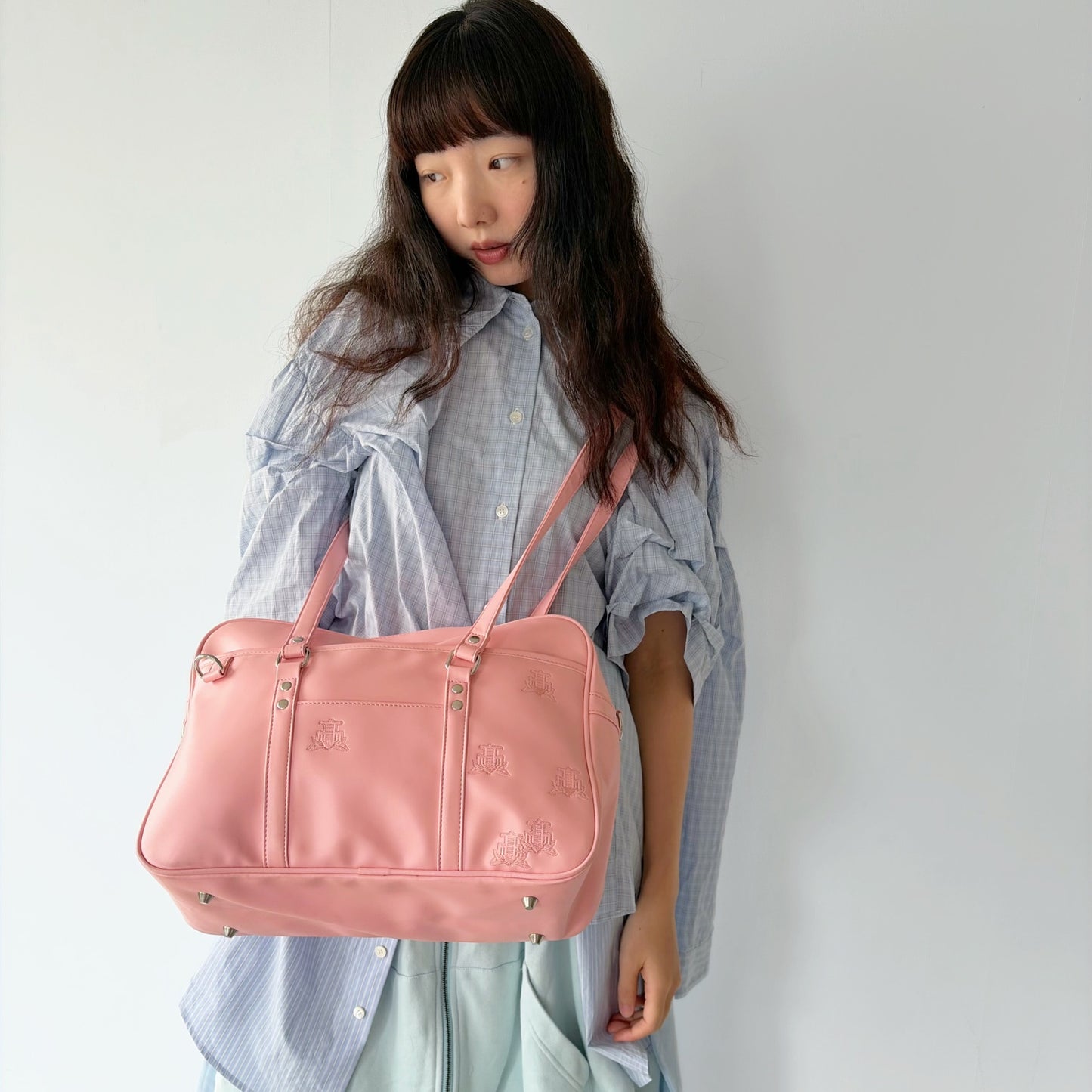 ABANDONED SCHOOL BAG / PINK / ショルダースクールバッグ