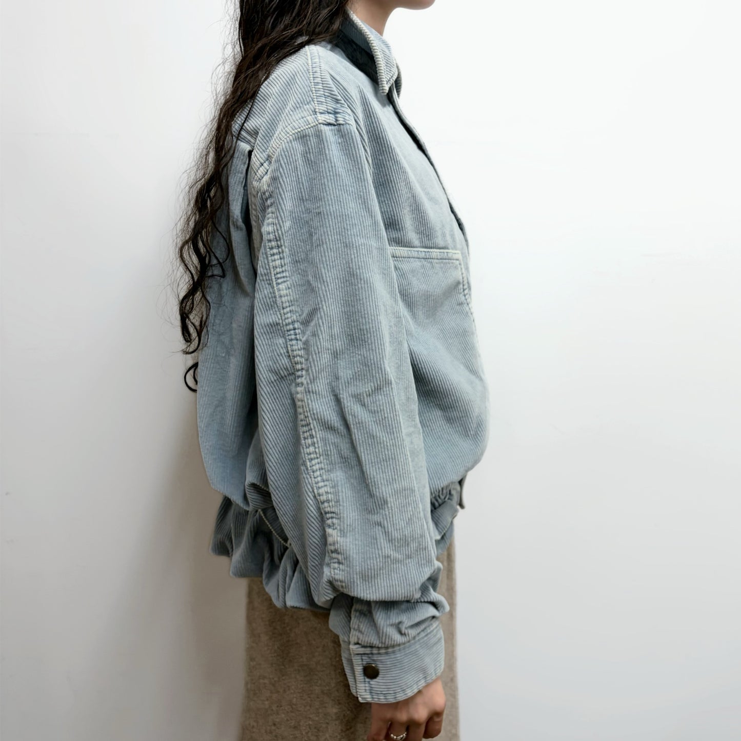 corduroy jacket / light blue / コーデュロイジャケット