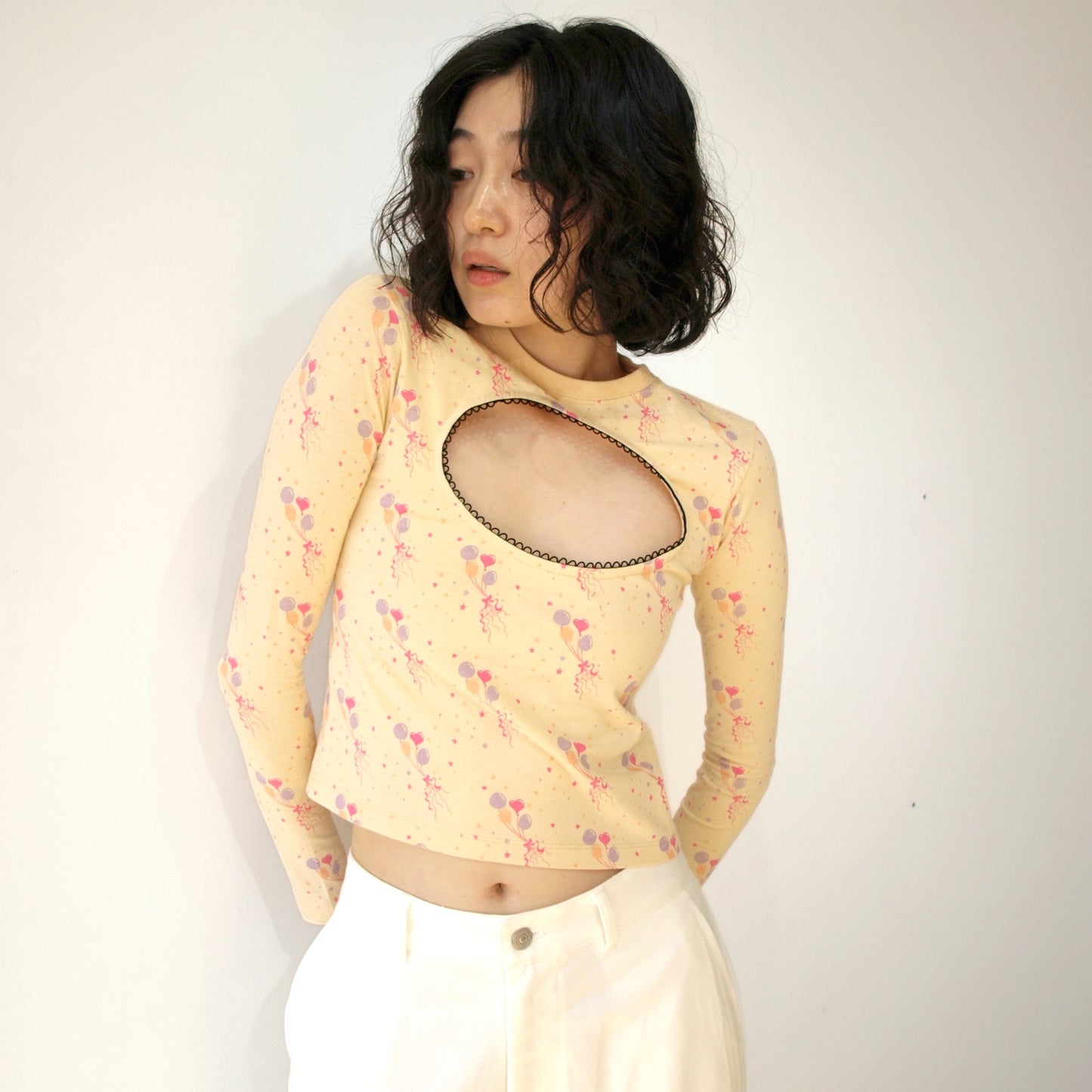 Logo Removal Long Sleeve / Party / ロゴリムーブロングスリーブTシャツ