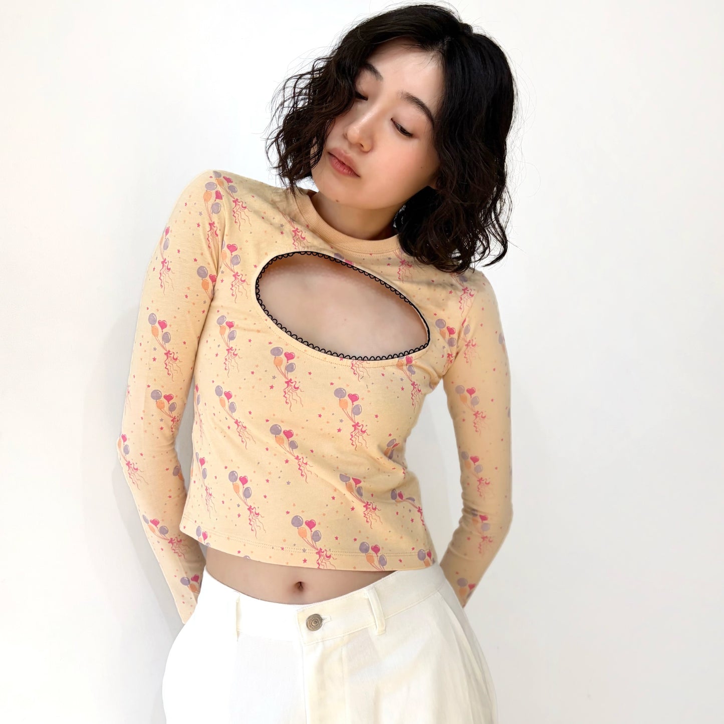 Logo Removal Long Sleeve / Party / ロゴリムーブロングスリーブTシャツ