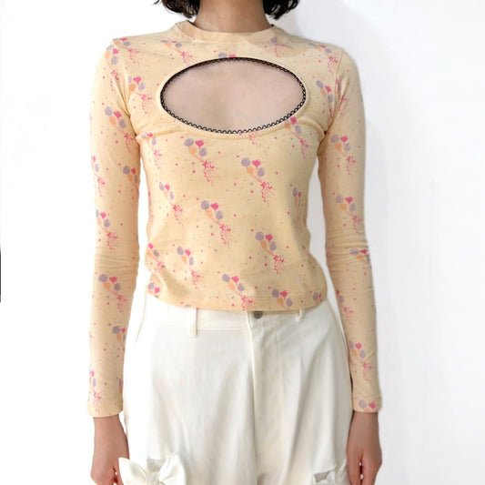 Logo Removal Long Sleeve / Party / ロゴリムーブロングスリーブTシャツ