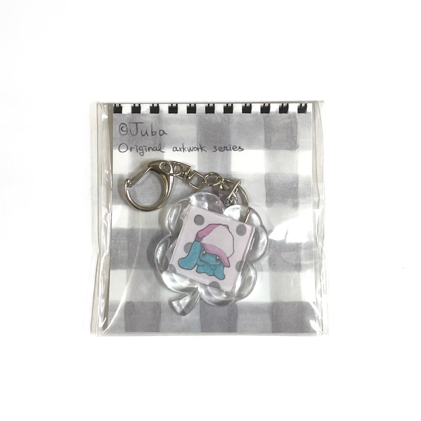 【JUBA】Blue Tokki original art work keychain / キーチェーン