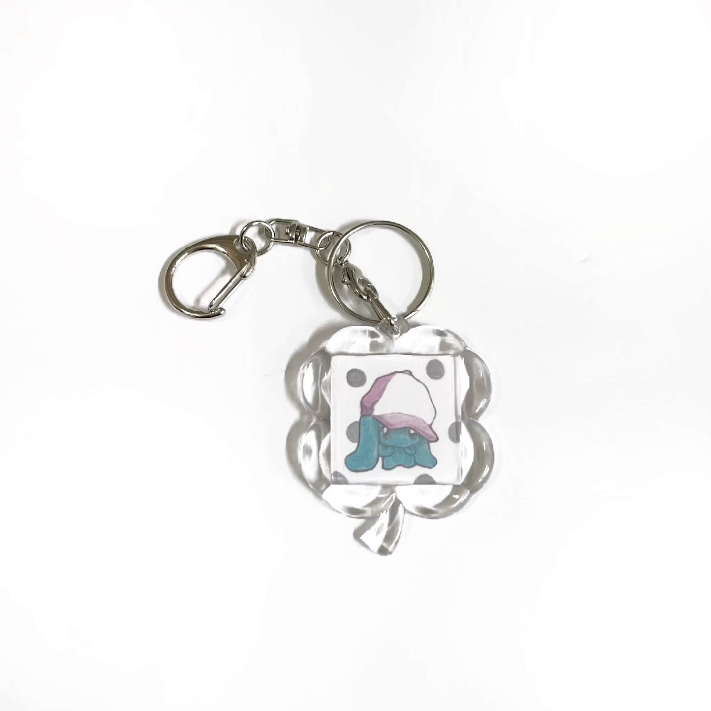 【JUBA】Blue Tokki original art work keychain / キーチェーン