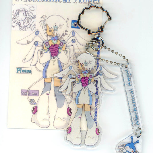 【oliwa】Mechanical Angel Keyring / キーリング