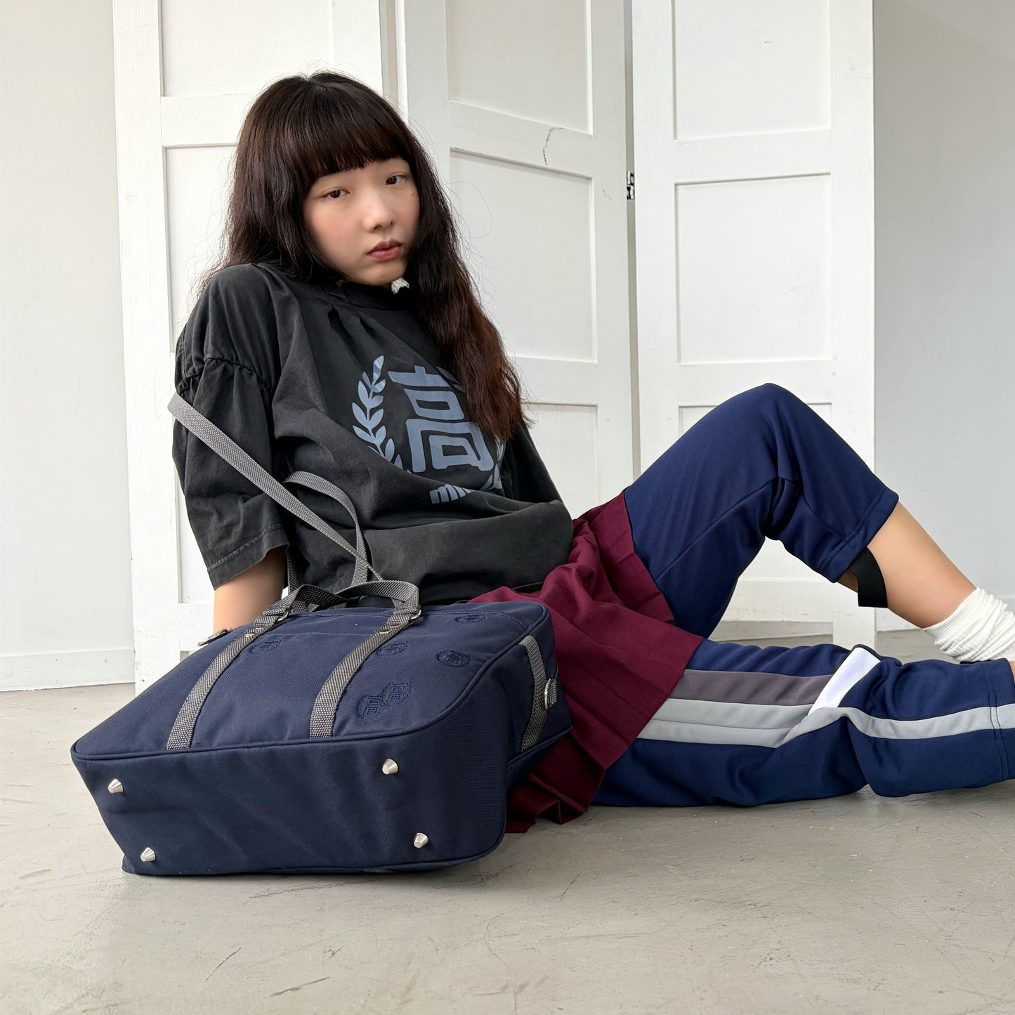 HIGH SCHOOL T-SHIRT / BLACK / グラフィックプリントTシャツ