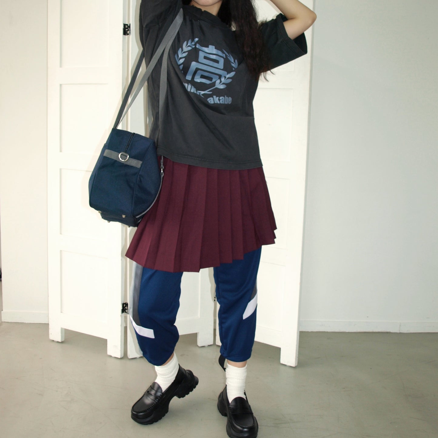 HIGH SCHOOL T-SHIRT / BLACK / グラフィックプリントTシャツ