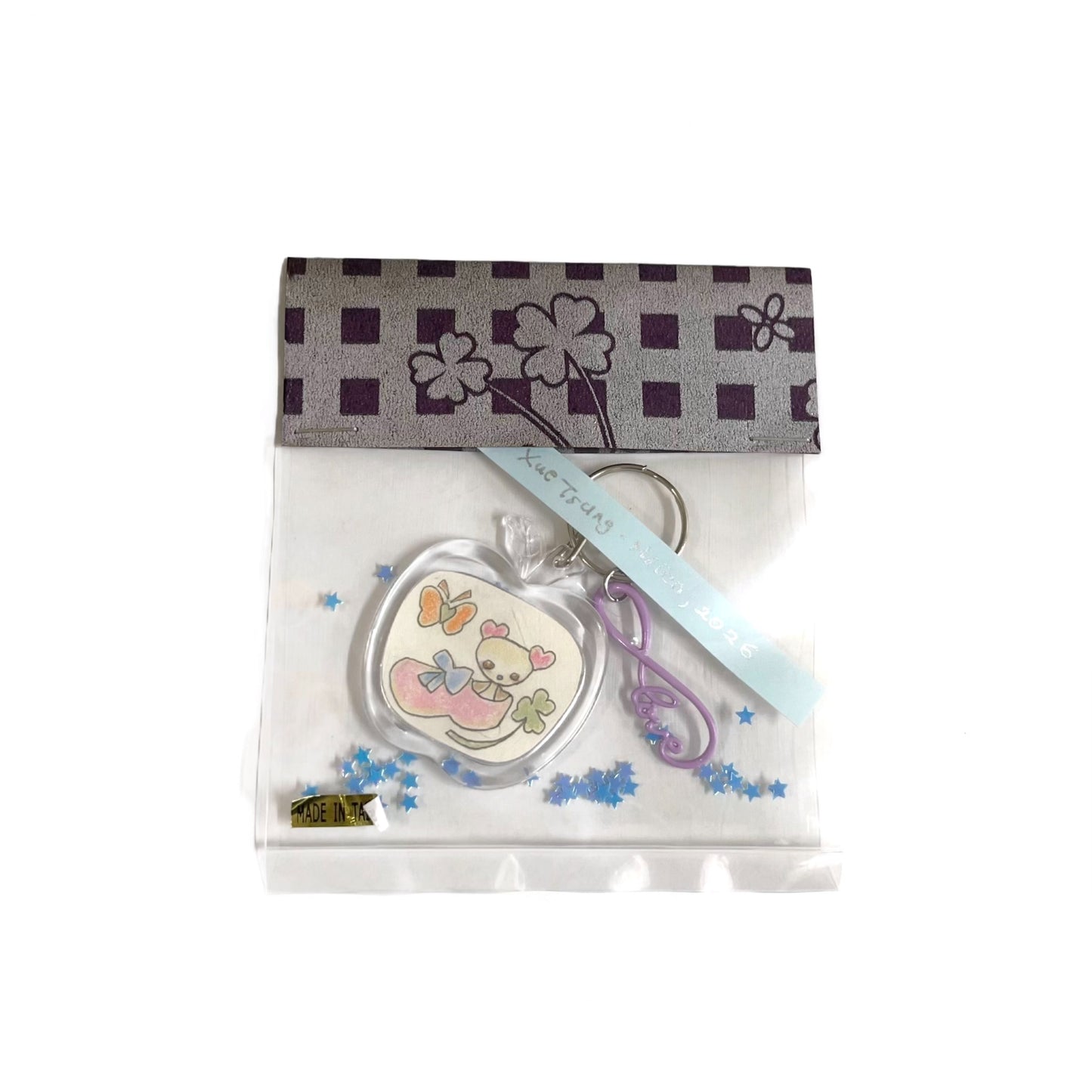 【Xue Tsung-Hsien】original drawing keychain / who’s shoes? / キーチェーン