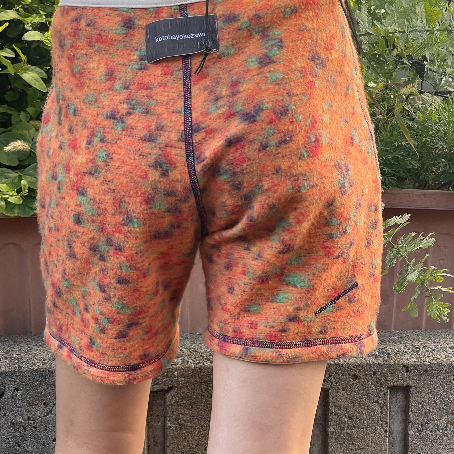 REVERSIBLE SHORTS / ORANGE / リバーシブルスウェットショーツ