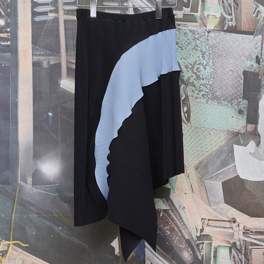 ARCH SKIRT / BLACK / プリーツスカート
