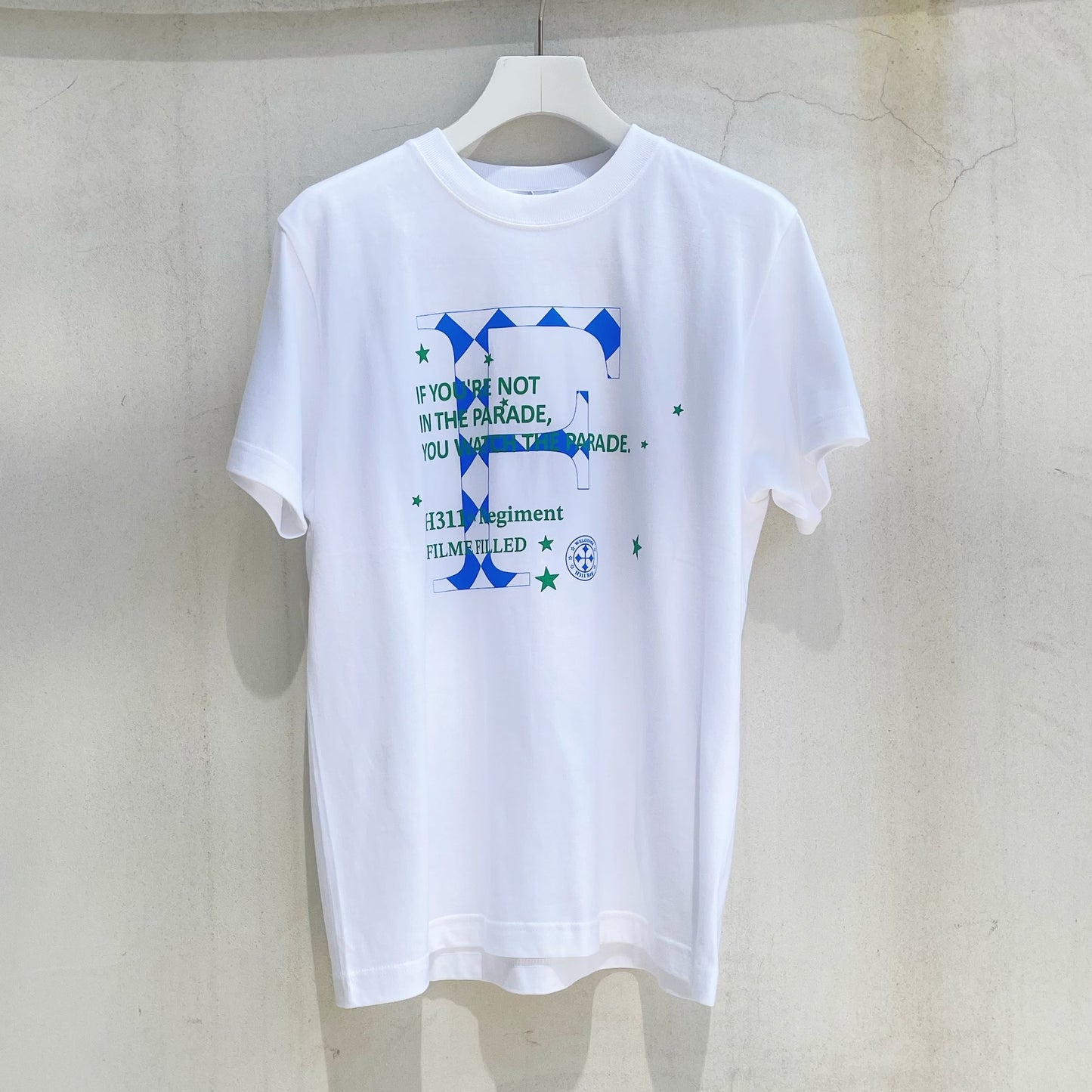 F Parade T / White / オリジナルグラフィックTシャツ