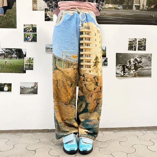 boa print pants / 風景 / ボアプリントパンツ