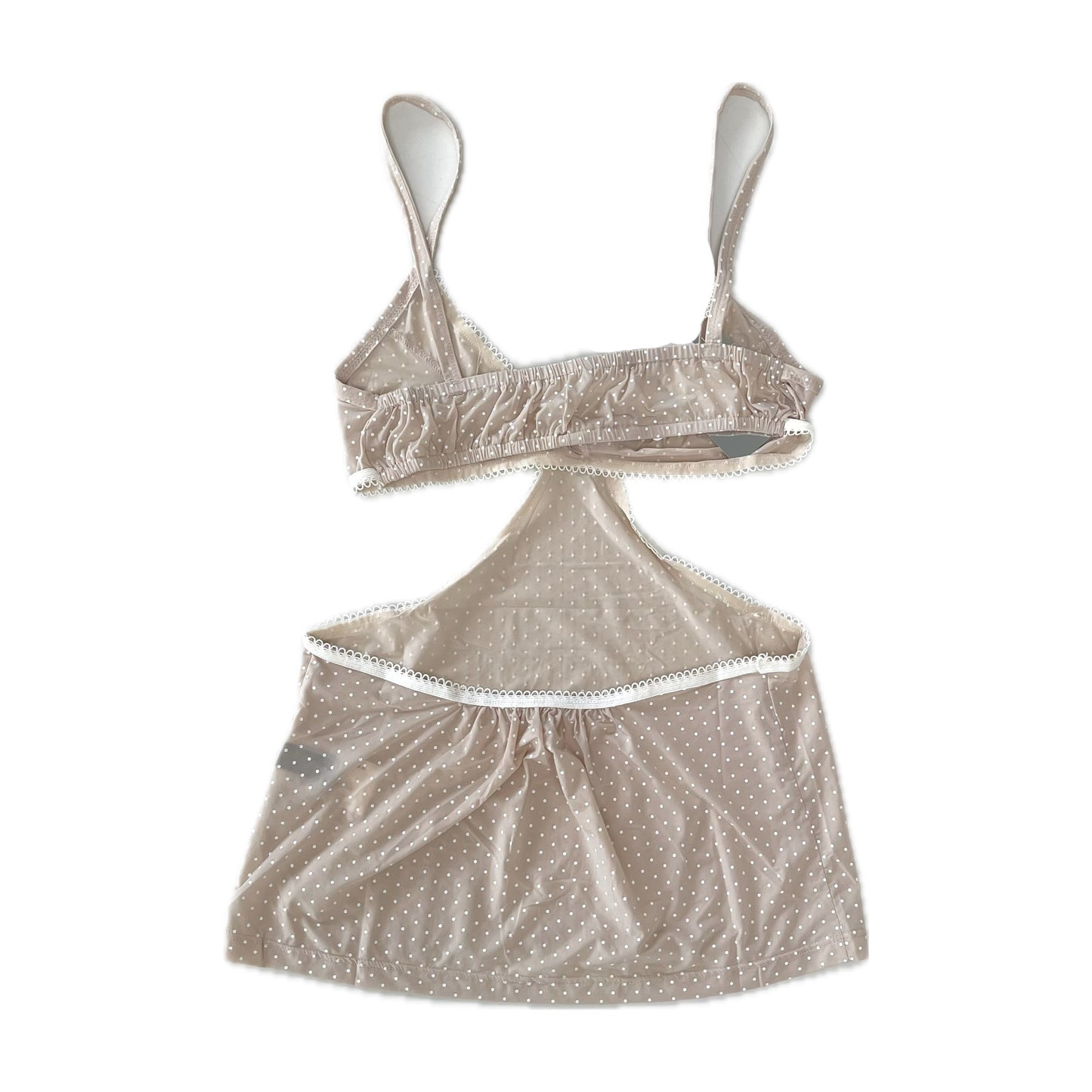 [fa.er.ie] pin dot lingerie camisole / nude / ピンドットキャミソール