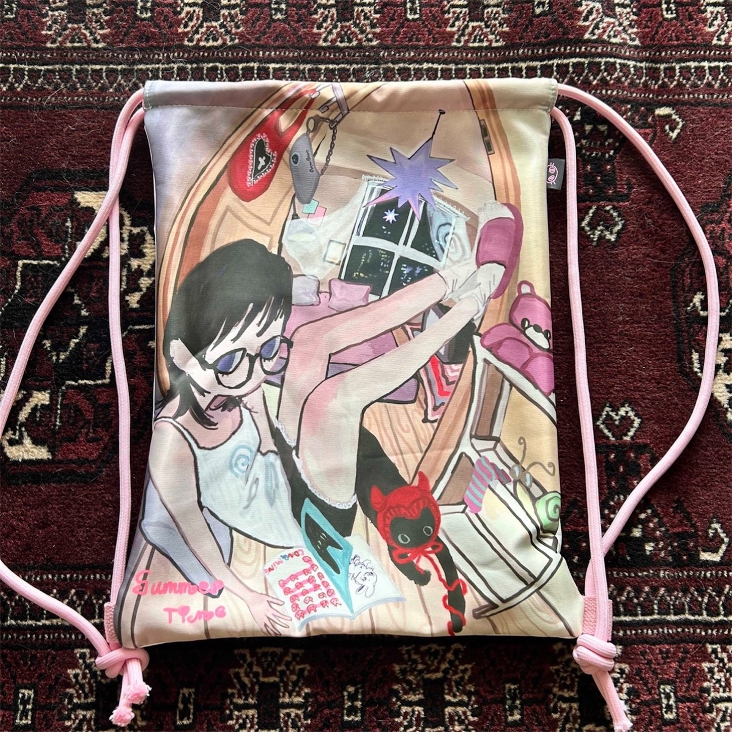 【congming】Drawstring backpack / ナップサック