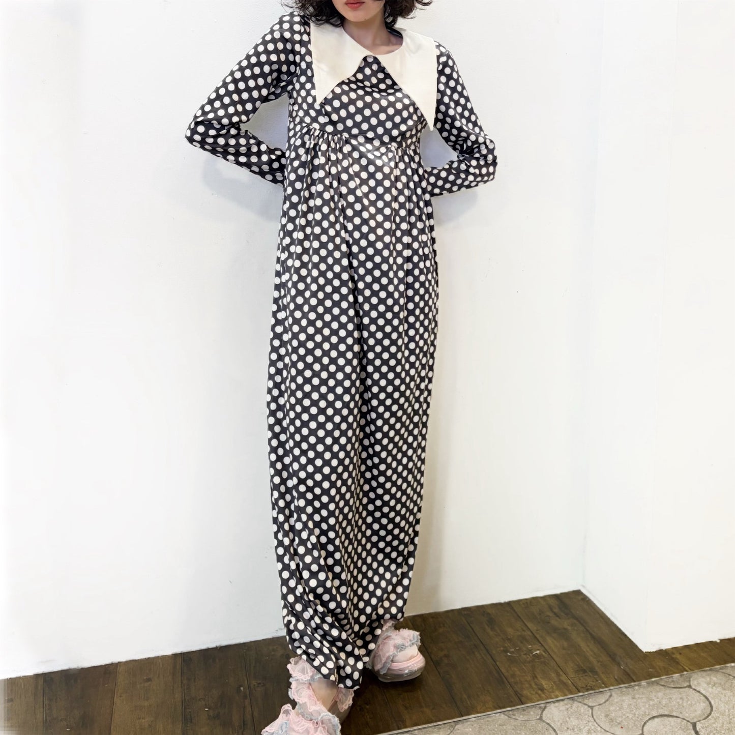 POLKA DOT DRESS / MULTI / ポルカドットドレス