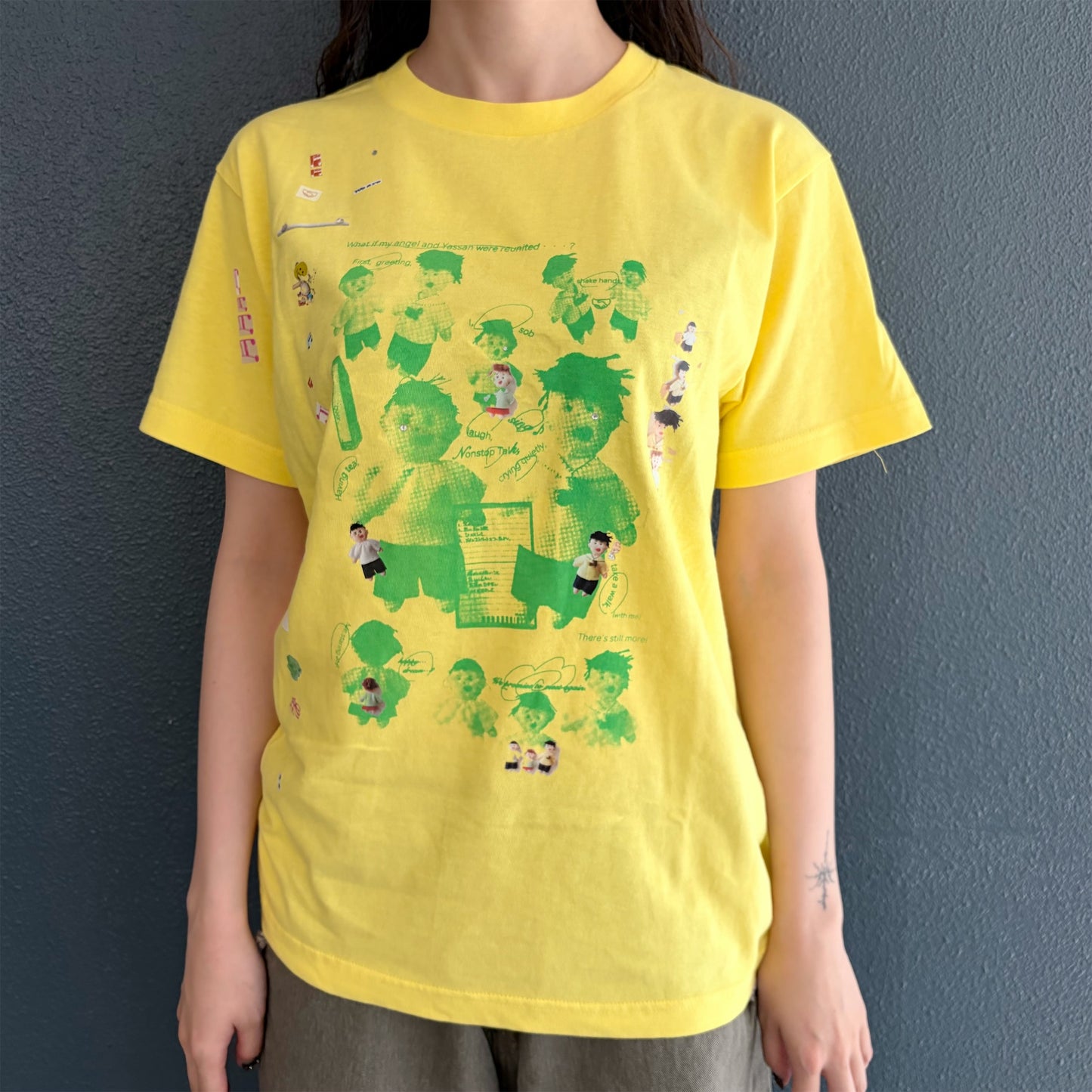 We are 友 T-shirt / Yellow / プリントTシャツ