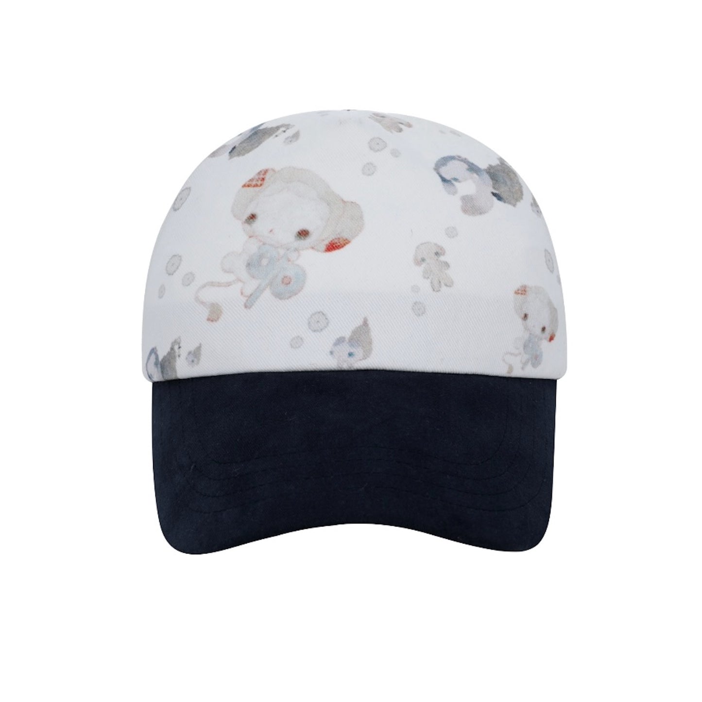 TINY WHIRL MESH CAP / NAVY / グラフィックプリントメッシュキャップ