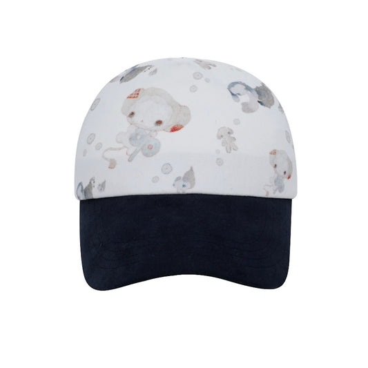 TINY WHIRL MESH CAP / NAVY / グラフィックプリントメッシュキャップ