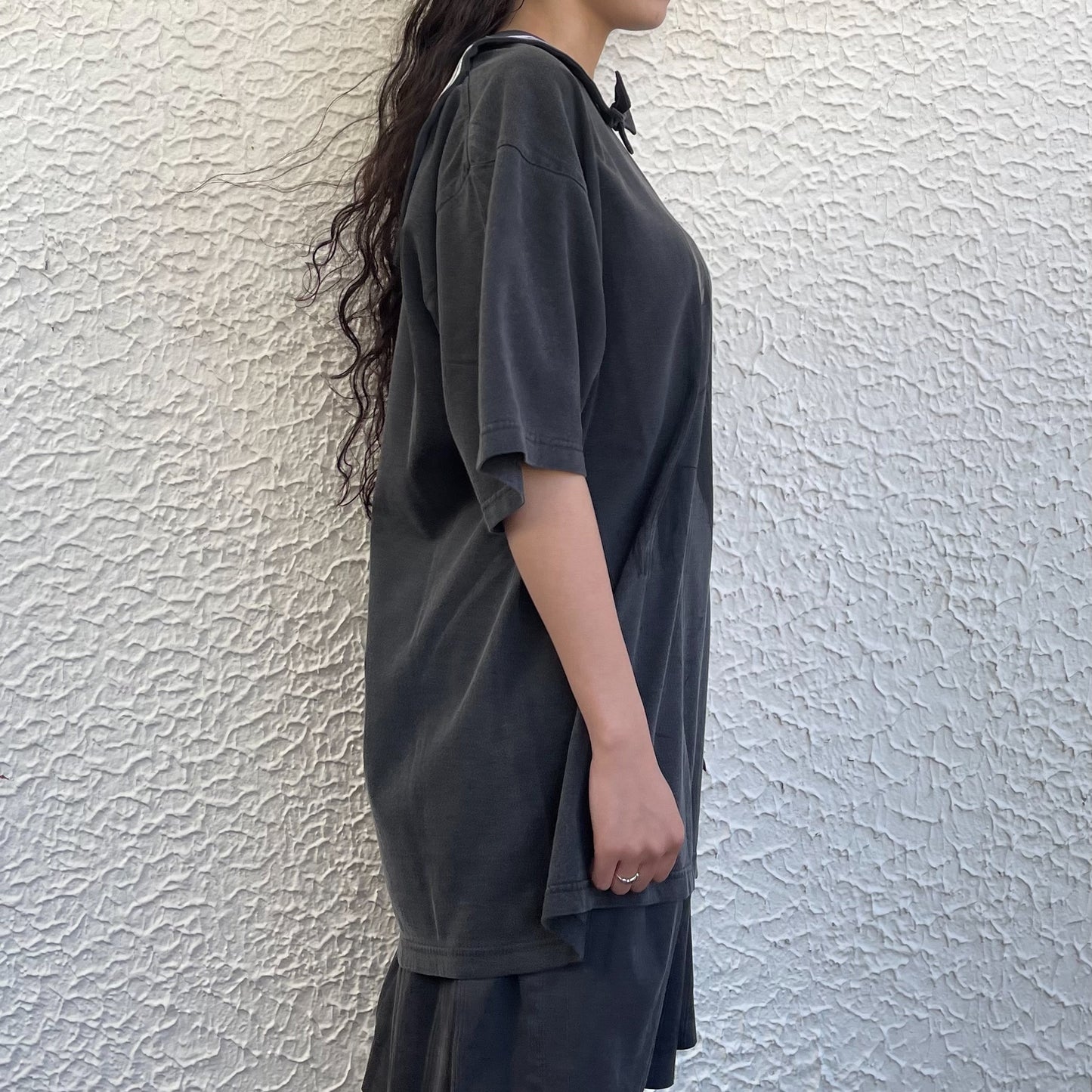 TOMIE WASHED PRINT SAILOR T-SHIRT / BLACK / 伊藤潤二『富江』コラボレーション