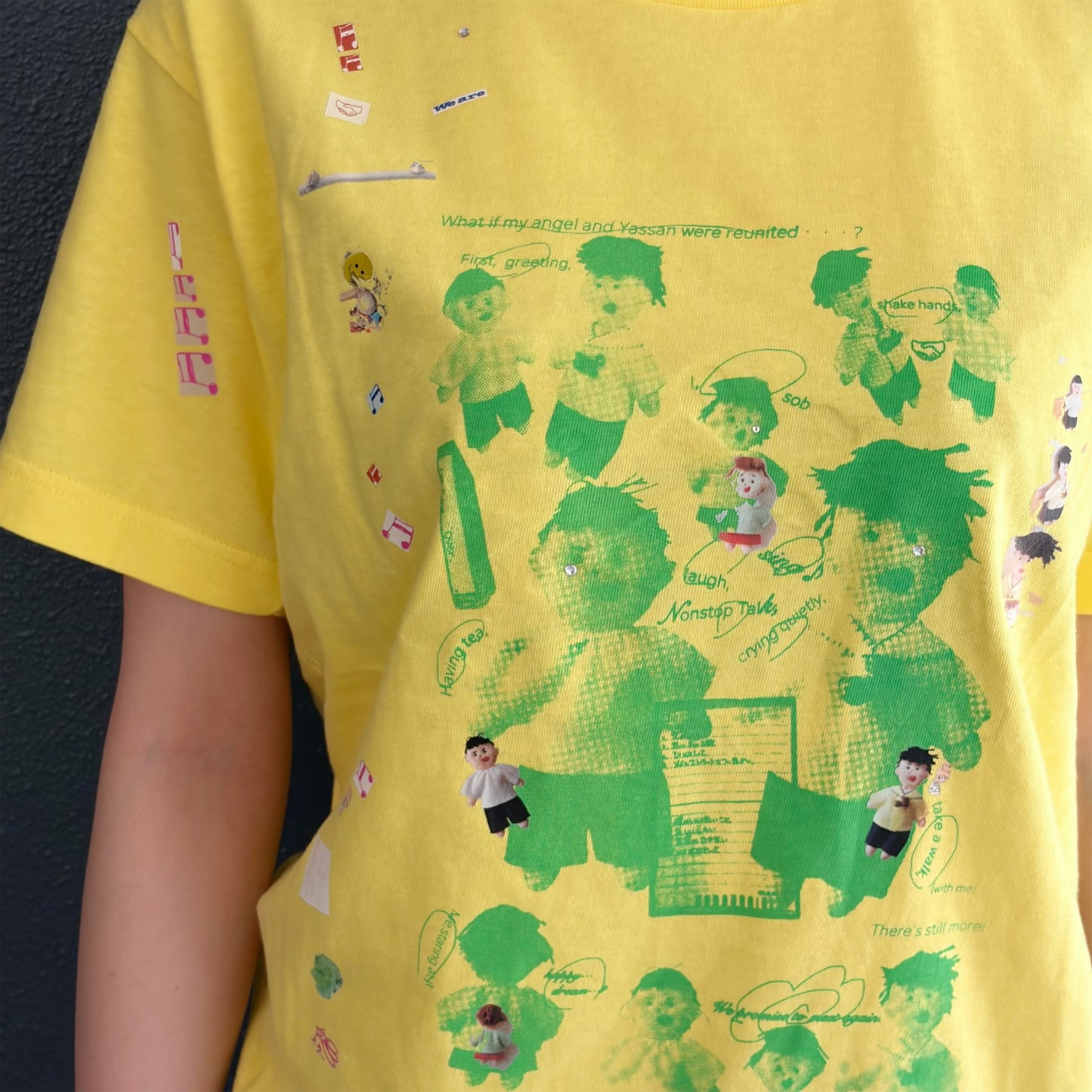 We are 友 T-shirt / Yellow / プリントTシャツ
