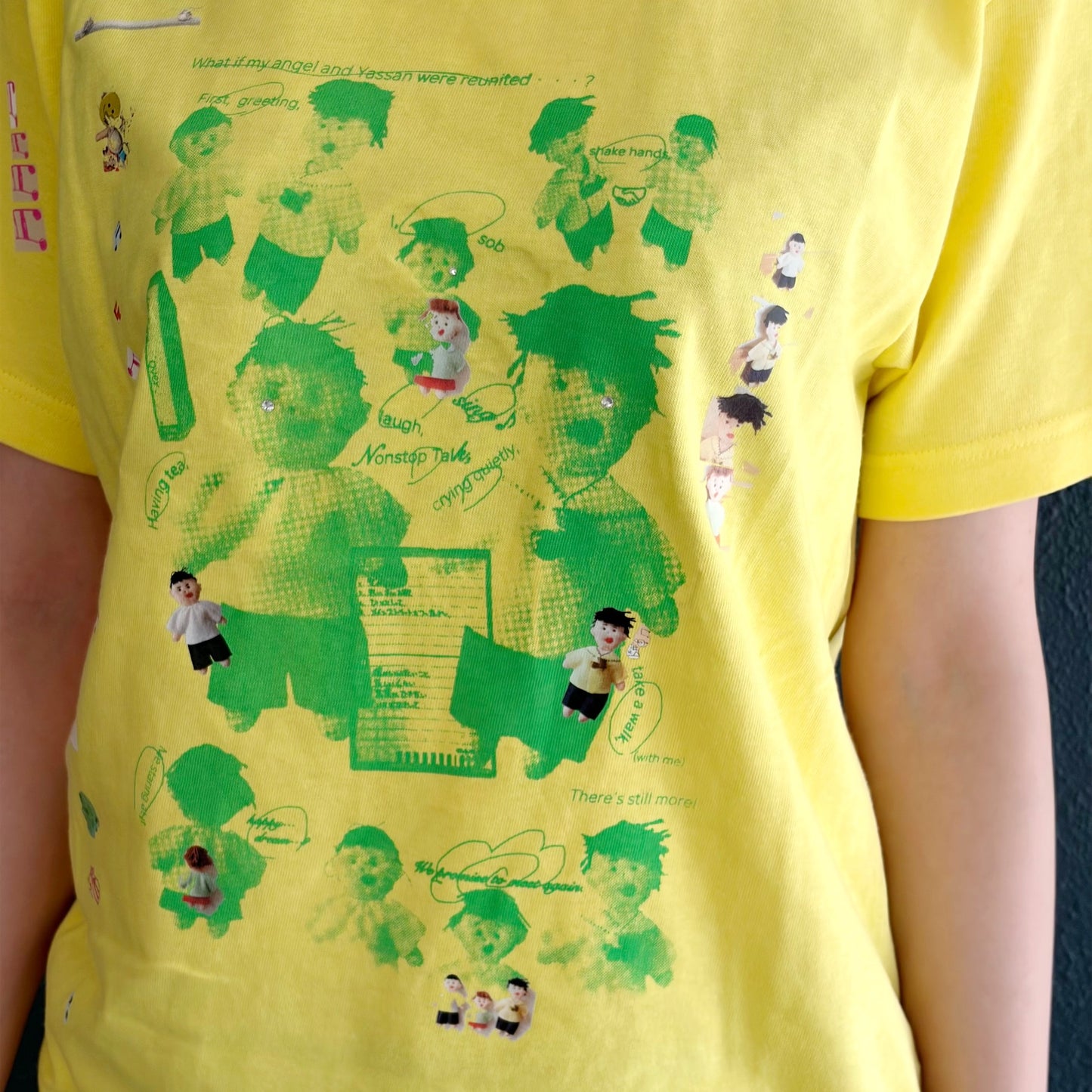 We are 友 T-shirt / Yellow / プリントTシャツ