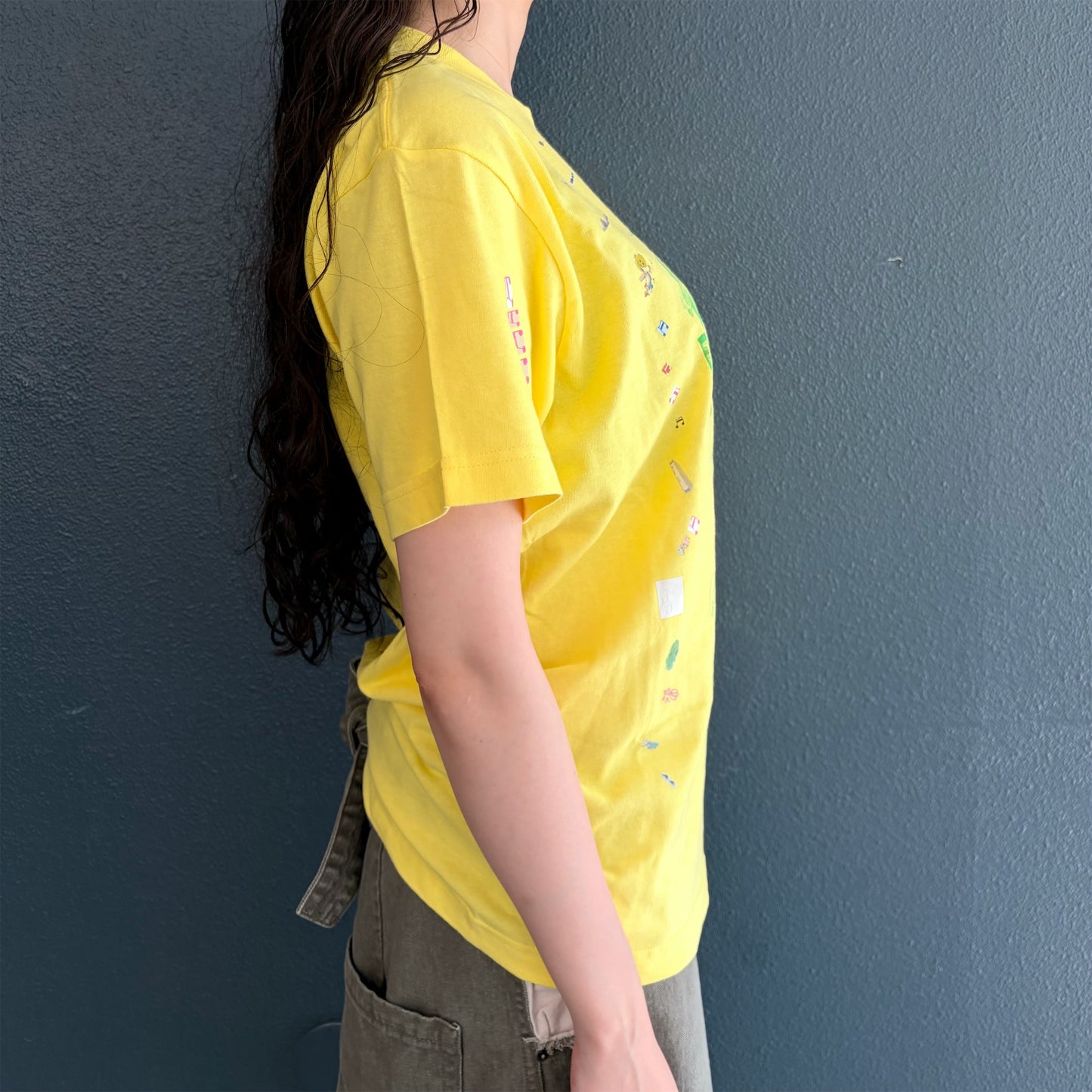 We are 友 T-shirt / Yellow / プリントTシャツ